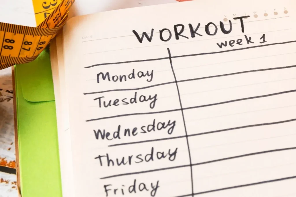 Weekly Optimized workout and better plan table
