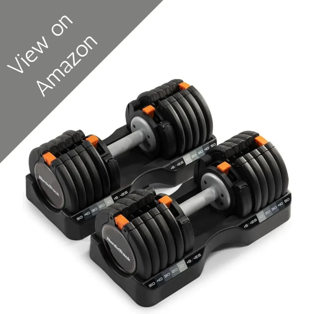 NordicTrack Select-a-Weight Dumbbells Description image