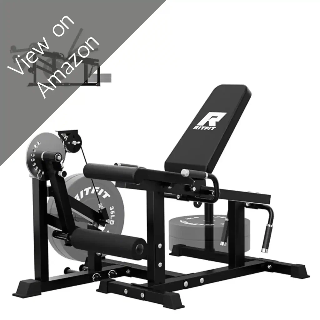 RITFIT Leg Extension and Curl Machine description image