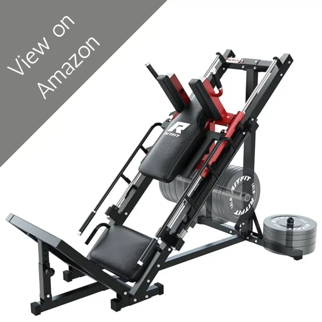 RitFit Leg Press Hack Squat Machine description image