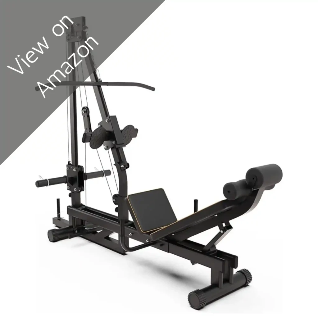 Synergee Leg Press Machine with LAT Pull Down Attachment description image